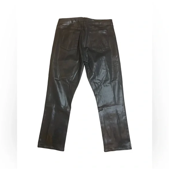 Jen7 by 7 For All Mankind Mid-Rise Stretch Coated Straight Ankle Women’s Size 16 - Picture 7 of 13